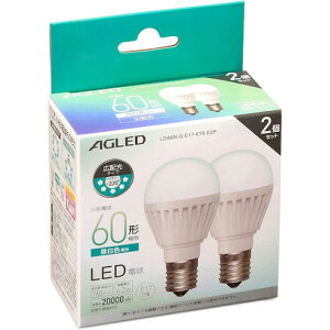 IRIS 522224 LED�d�� E17 �L�z�� 60�`���� �����F 2�Z�b�g(20000����) IRIS LDA6NGE176T6E2P �H�� �Ɩ��p�i ��Ɠ� �Ɩ��p�i LED�d��(����s��)