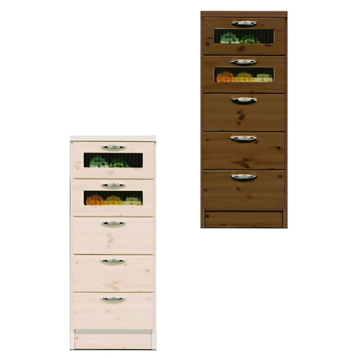 楽天市場】チェスト 5段 幅39cm 【国産 大川家具 完成品】 高さ96cm 