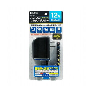 �����d�� ELPA AC�[DC�}���`�A�_�v�^�[ 12V ACD-120S�y���������z