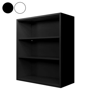 オープン書庫 組み立て品 幅90cm 2.6cmピッチで可動棚 オープンラック システム収納庫 スチール書庫 キャビネット 事務所 本棚 シェルフ 収納(代引不可)【送料無料】