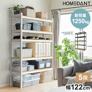 �ω׏d1250kg �l�W�Ȃ� ����� �����h�~�t�� �X�`�[�����b�N ���b�N �I 5�i ��120 ���s40 ����180cm �ω׏d �H��t�� �V�F���t���b�N HOMEDANT HOUSE ���~�l�[�g �z�[���_���g �L�b�`���y���������z