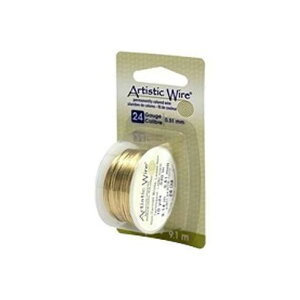 Artistic Wire(アーティスティックワイヤー) ノンターニッシュブラス 0.5mm×約9.1m 24(代引不可)