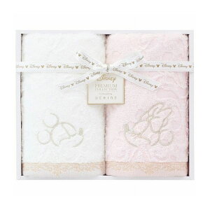 内野 ディズニー プレミアム フェイスタオル2枚セット ピンク WF30876 日用品雑貨 文房具 手芸 タオル セット キャラクタータオル【送料無料】