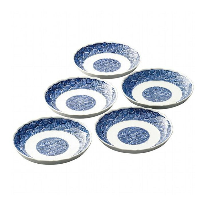 楽天市場】波佐見焼 青海波 和皿揃 キッチン用品 食器 カトラリー 