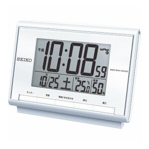 セイコークロック 電波目覚まし時計 セイコー SQ698S 時計【送料無料】