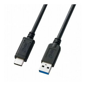 5�Z�b�g �T�����T�v���C USB3.1 Gen2 Type C-A�P�[�u���u���b�N�E0.5m KU31-CA05X5(����s��)�y���������z