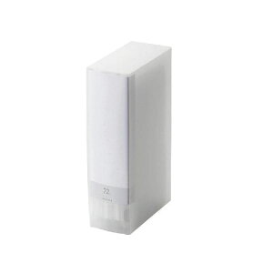 エレコム Blu-ray/DVD/CD用ディスクファイル 12枚収納 CCD-FB72CR(代引不可)