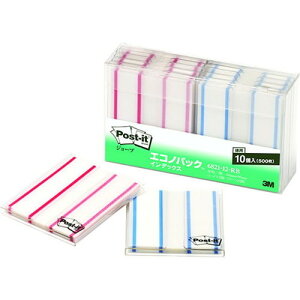 3M Post-it �|�X�g�C�b�g �W���[�u �G�R�m�p�b�N �C���f�b�N�X �L���p 44X50 3M-6821-12-RB(����s��)