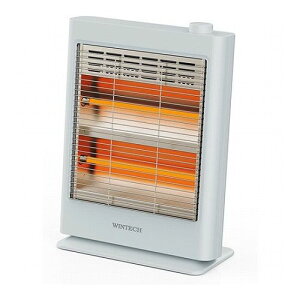 WINTECH 電気ストーブ グレー KEH-801 家電 季節家電 ヒーター ストーブ(代引不可)