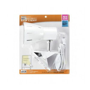 YAZAWA E26�d���Ȃ��N���b�v���C�g�z���C�gCLX60X02WH �Ɠd �Ɩ���� �̏Ɩ����(����s��)
