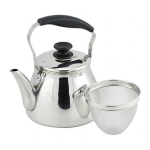 パール金属 モルティ 18-8ステンレス製広口ケットル 3.0L 茶こしアミ付 HB-5643(代引不可)