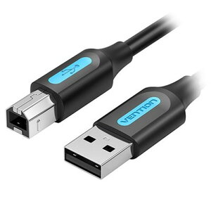 VENTION USB 2.0 A Male to B Male�P�[�u�� PVC Type 0.5m �u���b�N CO-7187 �p�\�R�����Ӌ@��(����s��)