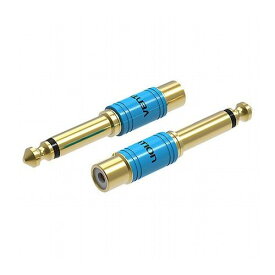 【5セット】 VENTION 6.5mm Male to RCA Female オーディオ アダプター ブルー VD-6722X5(代引不可)