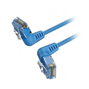 �y5�{�Z�b�g�z VENTION Cat.6a LAN�P�[�u�� UTP ���p�R�l�N�^ 360°�X�C���O�^�C�v �u���[ 2m �u���[ IB-0354X5(����s��)