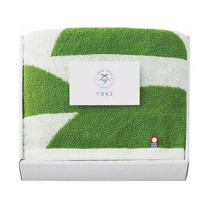 今治名工 フェイスタオル1P グリーン 【フェイスタオル(33×80cm)×1・綿100%】 FUJI-615624027