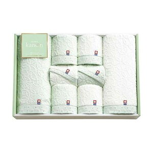 今治かのん タオルセット 【バスタオル×2・フェイスタオル×4・ハンドタオル×2】 FUJI-350001295【送料無料】