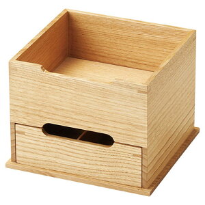 ヤマコー 用美 業務用 タモ二段料理箱(引出付) yamaco38196(代引不可)【送料無料】