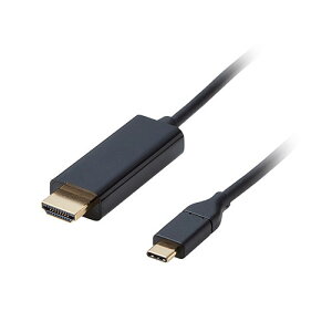 �G���R�� USB Type-C(TM) - HDMI(R)�ϊ��P�[�u�� 2m CAC-CHDMI20BK3(����s��)�y���������z