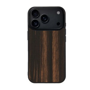 Man & Wood �V�R�؃P�[�X for iPhone 16 Pro Ebony I28099i16PR(����s��)�y���������z