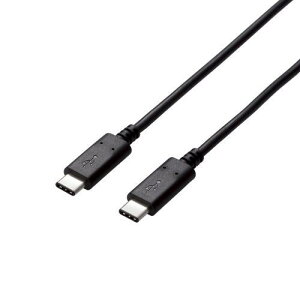 �G���R�� USB2.0�P�[�u��(Type-C-TypeC) U2C-CC5P10NBK