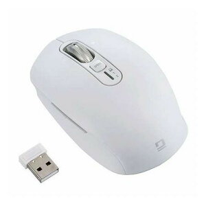 Digio �����z�C�[���}�E�X Bluetooth�EUSB�����f���A���É��{�^��BlueLED�}�E�X S�T�C�Y �z���C�g MUS-DKF239W(����s��)�y���������z