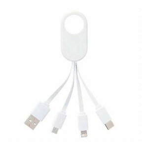 �y10�{�Z�b�g�z 3in1USB�P�[�u�� 3��̃R�l�N�^�ŗl�X�ȓd�q�@��Ɛڑ��\ �R���p�N�g �S����130mm SP-35981X10(����s��)�y���������z