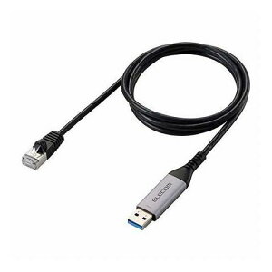 �G���R�� USB-A LAN�ϊ��P�[�u��(1Gbps) �u���b�N LD-AL1G10BK(����s��)�y���������z