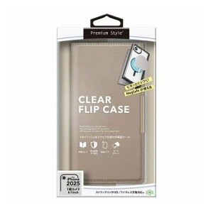 PGA iPhone 16e�p MagSafe�Ή� �N���A�t���b�v�P�[�X MagSafe�Ή����^�������O����� �x�[�W�� PG-25KMC02BE(����s��)�y���������z