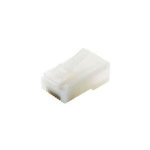 �G���R�� ����pRJ45�R�l�N�^�[ Cat5e �P�����������Ή� 10�� �n�[�t�N���A LD-RJ45T10/T2(����s��)