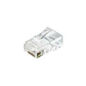 �G���R�� ����pRJ45�R�l�N�^�[ Cat5e �P�����������Ή� 10�� �N���A LD-RJ45T10A2(����s��)