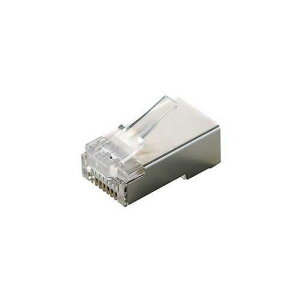�G���R�� ����pRJ45�R�l�N�^�[ Cat5e �P�����������Ή� STP 10�� �V���o�[ LD-SRJ45T10V2(����s��)�y���������z