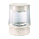 QUADS ガラススチーム加湿器 グラス アイボリー 【約250×250×320mm】 22641003(代引不可)【送料無料】