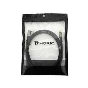 HORIC �z�[���b�N USB Type-C�P�[�u�� L�^ 1.5m USB 20Gbps (USB3.2 Gen2x2) �Ή� �O���[ UC15-096GB�y���������z