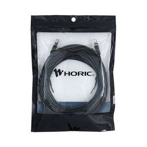 HORIC �z�[���b�N LAN�P�[�u�� UTP �J�e�S���[6A �X���� 10m CAT6A�Ή��̃X�����^�C�v �u���b�N LC100-111SB�y���������z