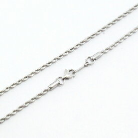 Pure ピュア ステンレス ロープ ネックレス チェーン ハワイアンジュエリー 太 50cm PNC-302(代引不可)