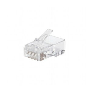 �G���R�� RJ45�R�l�N�^/CAT6�ECAT6A�Ή�/�P���E�������Ή�/100���� LD-6RJ45T100(����s��)�y���������z