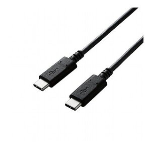 �G���R�� USB2.0�P�[�u��/C-C�^�C�v/�F�ؕi/PD�Ή�/3A�o��/1.0m/�u���b�N U2C-CC10NBK2(����s��)�y���[���֔z���z�y���������z