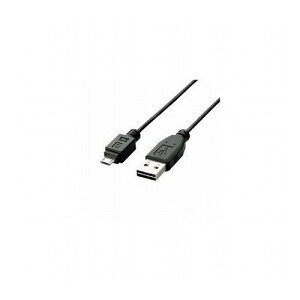 �G���R�� ���ʑ}��USB�P�[�u��(A-microB) U2C-DAMB20BK(����s��)