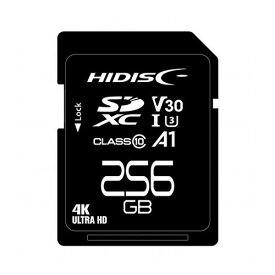 HIDISC 超高速SDXCカード 256GB CLASS10 UHS-I Speed class3, A1対応 HDSDX256GCL10V30(代引不可)【送料無料】