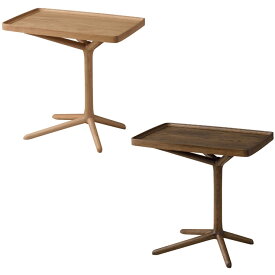2WAYサイドテーブル トレーテーブル ナイトテーブル モダン 取り外し可 高さ2段階 ミニテーブル おしゃれ 木製 おしゃれ(代引不可)【送料無料】