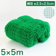 バックネット 野球 5×5m 網目2.5cm グリーン 防球ネット ネット 保護用ネット 養生 多目的ネット ゴルフ…