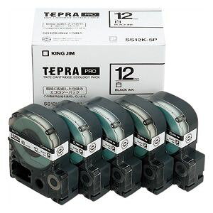 �L���O�W�� �e�v��PRO�e�[�v�G�R�p�b�N 12mm �����x�� 5�� 1 �� SS12K-5P ���[�� �I�t�B�X �p�i�y���������z