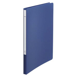 LIHIT LAB パンチレスファイルZ式 A4S 紺 1 冊 F-347-13コン 文房具 オフィス 用品