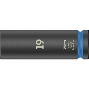 WERA ���F�� �����p1/2SQ HEX�f�B�[�v�C���p�N�g�\�P�b�g �T�C�Y19mm �S��83mm 004836 �H�� �c�[�� DIY ��ƍH�� ����