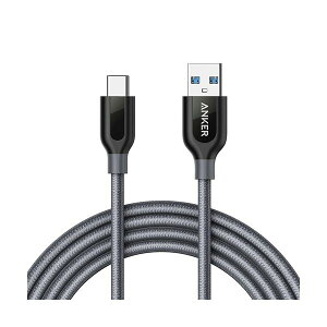 AJ[Wp ANKER PowerLine+ USB-CUSB-A P[uiUSB3.0Ήj 1.8m O[ A81690A11{