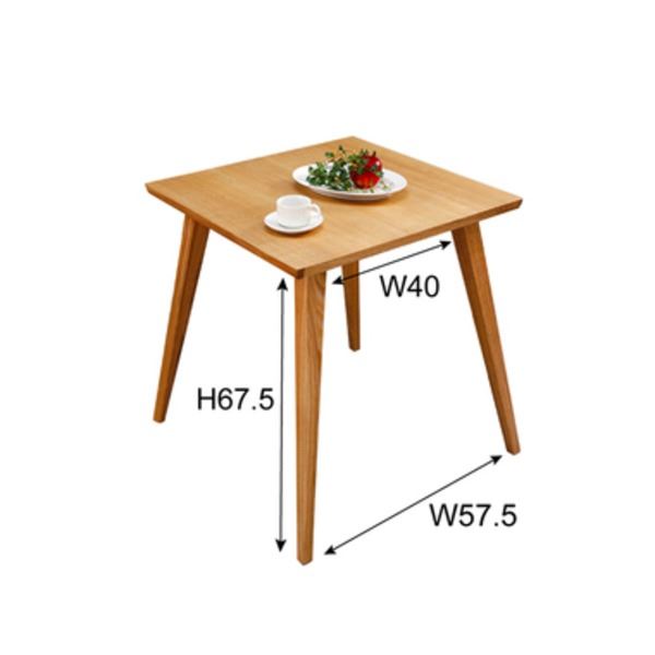 人気特価 【単品】ダイニングテーブル 【バンビ】 正方形 木製 2人掛け