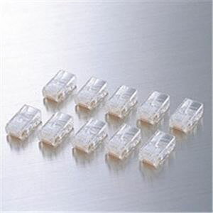 �i�܂Ƃ߁j�G���R�� ELECOM RJ45�R�l�N�^ LD-6RJ45T10 10�� �y×3�Z�b�g�z (����s��)