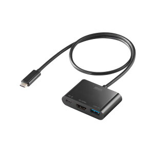 TTvC USB Type C-HDMIϊA_v^ 4K/PDΉ/USBnut AD-ALCPHDPD02