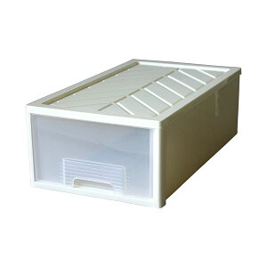 平和工業押入れ収納 引き出し式 1段 ファインテナー浅型 アイボリー 210821 1セット(3個)