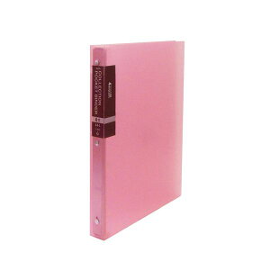 (まとめ) コレクト コレクションポケットバインダー4穴 厚型 F-3044-CPI 【×2セット】